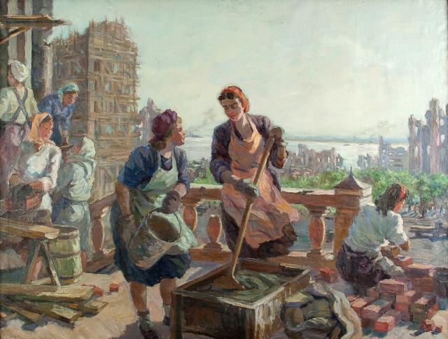 Шварц Е.И. На восстановлении Сталинграда. 1943 Шварц Е.И. На восстановлении Сталинграда. 1943